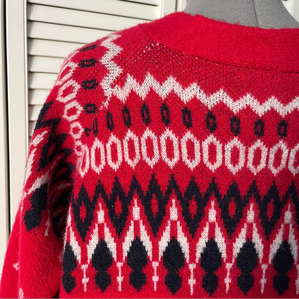 Smash + Tess Asher Fair Isle Cardigan XL - Picture 9 of 12